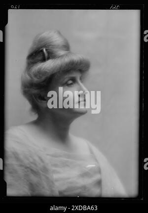 Atherton, Gertrude, fotografia ritratto. Collezione fotografica Genthe. Foto Stock