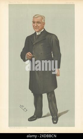 Il CARTONE ANIMATO VANITY FAIR, reverendo James Fleming, "Chester Square". Clero 1899 Foto Stock