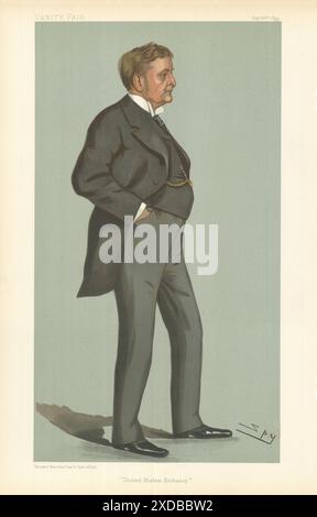 IL CARTONE ANIMATO DELLA SPIA VANITY FAIR Joseph Hodges Choate 'Ambasciata degli Stati Uniti'. USA 1899 Foto Stock