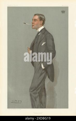 VANITY FAIR, CARTONE ANIMATO SPIA Albert Yorke, vi conte di Hardwicke 'Tommy Dodd' 1901 Foto Stock