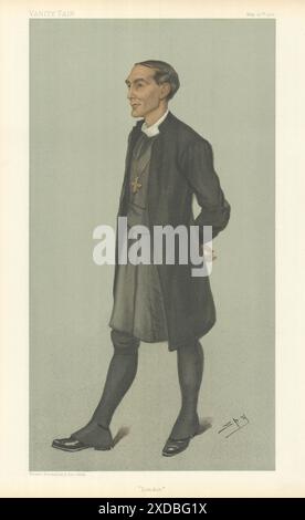 CARTONE ANIMATO SPIA VANITY FAIR Arthur Foley Winnington Ingram, vescovo di Londra 1901 Foto Stock