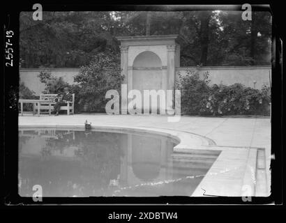 Vanderlip, Frank A., casa e scuola. Collezione fotografica Genthe. Foto Stock