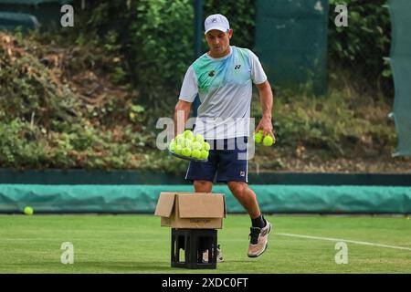 Halle Westf, Westfalen, Deutschland. 21 giugno 2024. Impressioni durante il 31. TERRA WORTMANN OPEN, ATP500 - Mens Tennis (immagine di credito: © Mathias Schulz/ZUMA Press Wire) SOLO PER USO EDITORIALE! Non per USO commerciale! Foto Stock