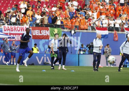 Lipsia, Germania. 21 giugno 2024. LIPSIA, Stadio di Lipsia, 21-06-2024, Campionato europeo di calcio Euro2024, partita a gironi n. 20 tra Paesi Bassi e Francia, credito: Pro Shots/Alamy Live News Foto Stock