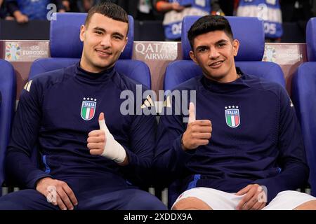 Gelsenkirchen, Germania. 22 giugno 2024. - Durante la partita di calcio di Euro 2024 tra Spagna e Italia allo Stadion Veltins-Arena di Colonia, Germania - giovedì 20 giugno 2024. Sport - calcio . (Foto di Fabio Ferrari/LaPresse) credito: LaPresse/Alamy Live News Foto Stock