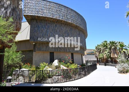 PALM SPRINGS, CALIFORNIA - 20 giugno 2024: L'Agua Caliente Cultural Museum è il museo ufficiale della banda degli indiani Cahuilla di Agua Caliente. Foto Stock