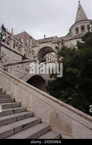 Bastione del Pescatore, Budapest, Ungheria Foto Stock