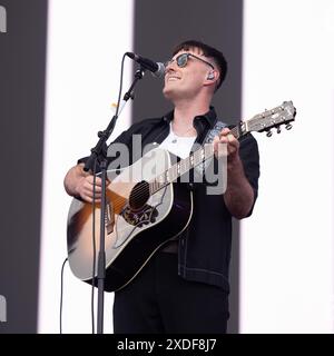 Seaclose Park, Newport, Regno Unito. 21 giugno 2024. I K's si esibiscono sul Main Stage al Festival dell'Isola di Wight, Seaclose Park il 21 giugno 2024 Credit: Emma Terracciano/Alamy Live News Foto Stock