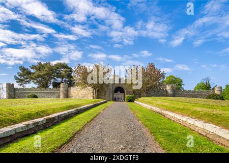 11 maggio 2024: Jedburgh, Borders, Scotland, UK - Jedburgh Castle, la prigione di riforma basata sul sistema John Howard, su cui l'edificio è iniziato nel 1820 Foto Stock