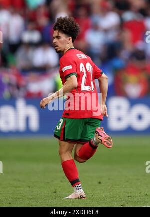 Dortmund, Germania. 22 giugno 2024. Vitinha del Portogallo durante la partita dei Campionati europei UEFA al BVB Stadion di Dortmund. Il credito per immagini dovrebbe essere: David Klein/Sportimage Credit: Sportimage Ltd/Alamy Live News Foto Stock