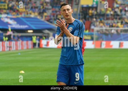 Robert Bozenik della Slovacchia durante UEFA Euro 2024 - Slovacchia vs Ucraina, UEFA European Football Championship a Dusseldorf, Germania, 21 giugno 2024 Foto Stock