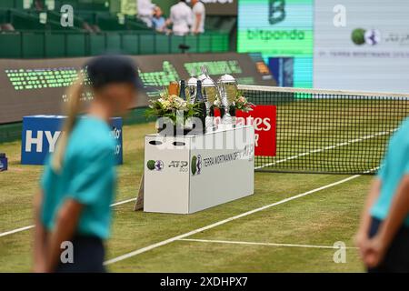 23 giugno 2024, Halle Westf, Westfalen, Deutschland: Impressioni durante il 31. TERRA WORTMANN OPEN, ATP500 - Mens Tennis (immagine di credito: © Mathias Schulz/ZUMA Press Wire) SOLO PER USO EDITORIALE! Non per USO commerciale! Foto Stock