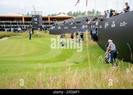 AMSTERDAM, PAESI BASSI - 21 GIUGNO: Maximilian Kieffer della Germania durante il giorno 2, KLM Open 2024, DP World Tour all'International il 21 giugno 2024 ad Amsterdam, Paesi Bassi. (Foto di Henk Seppen/Orange Pictures) Foto Stock