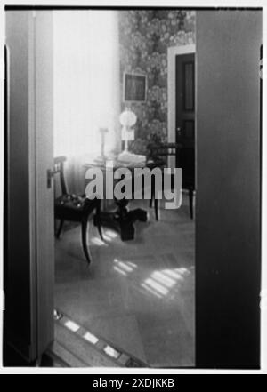 Henry R. luce, residenza in Upper King St., Greenwich, Connecticut. Toilette. Collezione Gottscho-Schleisner Foto Stock