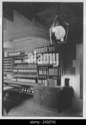 Henry W. Bagley, Bellehaven, residenza a Greenwich, Connecticut. Cantina II. Collezione Gottscho-Schleisner Foto Stock
