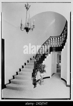 Sidney Vere-Smith, residenza al 1440 di S. Ocean Blvd., Palm Beach, Florida. Scala. Collezione Gottscho-Schleisner Foto Stock