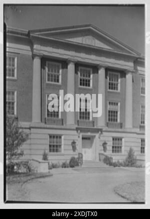 College of Medicine, Syracuse, New York. Dettagli ingresso. Collezione Gottscho-Schleisner Foto Stock