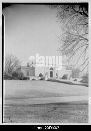 American Institute of Pharmacy, Washington, D.C. verticale esterno da sinistra. Collezione Gottscho-Schleisner Foto Stock