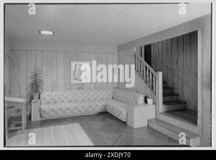 Henry W. Bagley, Bellehaven, residenza a Greenwich, Connecticut. Interno. Collezione Gottscho-Schleisner Foto Stock