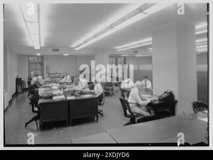 American Bureau of Shipping, 45 Broad St., New York City. Reparto rapporti. Collezione Gottscho-Schleisner Foto Stock