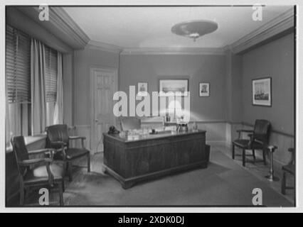 American Bureau of Shipping, 47 Beaver St., New York City. La camera del Presidente. Collezione Gottscho-Schleisner Foto Stock