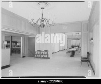 Stouffer's Westgate, Cleveland, Ohio. Hall. Collezione Gottscho-Schleisner Foto Stock