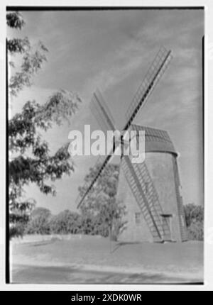 Mill in Park, East Hampton, Long Island. Verticale. Collezione Gottscho-Schleisner Foto Stock