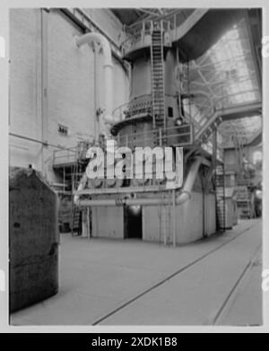 Servizio pubblico del New Jersey, stazione di Marion, Jersey City, New Jersey. Interno I. Gottscho-Schleisner Collection Foto Stock