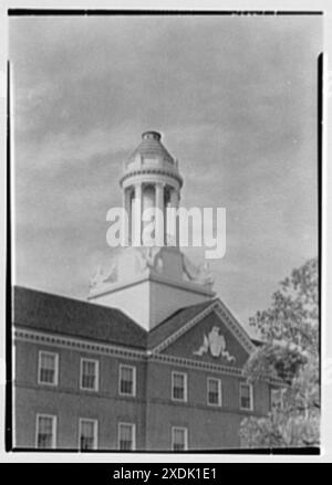 Reader's Digest, Chappaqua, New York. Dettaglio cupola. Collezione Gottscho-Schleisner Foto Stock