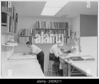 Morris Lapidus, 641 Lexington Ave., New York. Dama. Collezione Gottscho-Schleisner Foto Stock