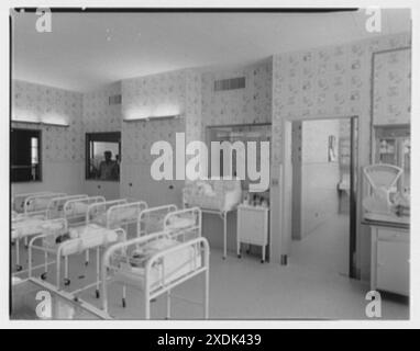 Good Samaritan Hospital, West Palm Beach, Florida. Asilo nido. Collezione Gottscho-Schleisner Foto Stock