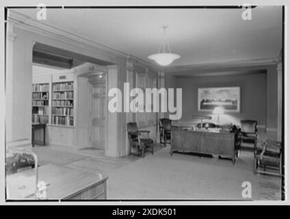 American Bureau of Shipping, 47 Beaver St., New York City. Sala ricevimento. Collezione Gottscho-Schleisner Foto Stock