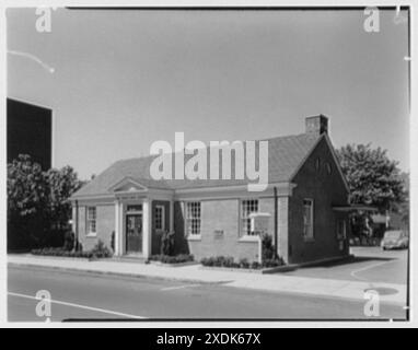 County Trust Company, Hastings, New York. Esterno. Collezione Gottscho-Schleisner Foto Stock