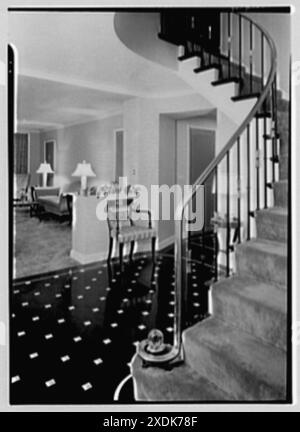 Ralph Konheim, residenza al 3 E. 69th St., New York City. Scala. Collezione Gottscho-Schleisner Foto Stock