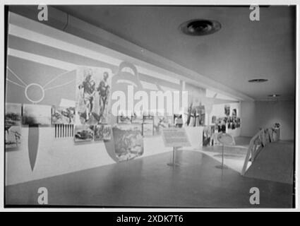 Airways to Peace, Museum of Modern Art, 11 W. 53rd St., New York City. Mostra XII. Collezione Gottscho-Schleisner Foto Stock