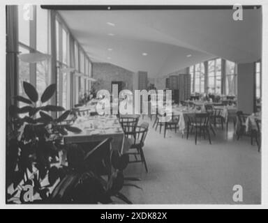 Ristorante e club Cross Roads. Vista generale della sala da pranzo. Collezione Gottscho-Schleisner Foto Stock