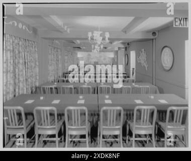 Essex House, Colonnades. Blue Room II. Collezione Gottscho-Schleisner Foto Stock