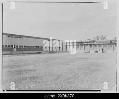 Becton Dickinson & Co., Rutherford, New Jersey. Esterno. Collezione Gottscho-Schleisner Foto Stock