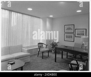 Warner Brothers Co., 90 Park Ave., New York City. Ufficio del signor Moriarty. Collezione Gottscho-Schleisner Foto Stock