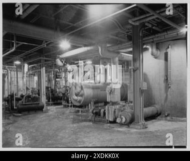 Dominion Alkali & Chemical Co., Ltd., Beaunhois [ad es. Beauharnois], Canada. Compressore. Collezione Gottscho-Schleisner Foto Stock