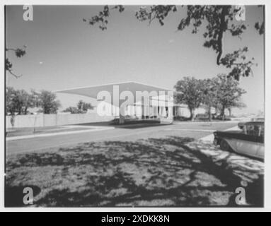 Ristorante e club Cross Roads. Vista generale Collezione II. Gottscho-Schleisner Foto Stock