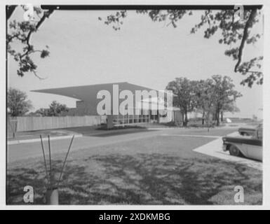 Ristorante e club Cross Roads. Vista generale Collezione I. Gottscho-Schleisner Foto Stock