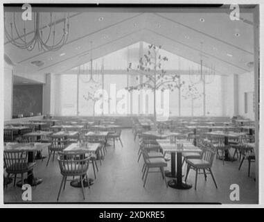 Stouffer's Westgate, Cleveland, Ohio. Visualizza nella finestra. Collezione Gottscho-Schleisner Foto Stock