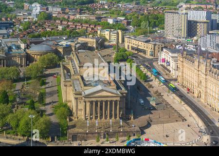 Liverpool, Merseyside, Inghilterra, Regno Unito - 16 maggio 2023: Vista dello skyline della città Foto Stock
