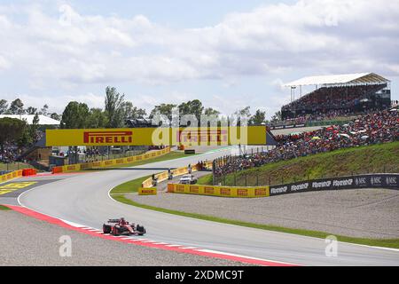 Durante la Formula 1 Aramco Gran Premio de Espana 2024, decima prova del Campionato del mondo di Formula 1 2024 dal 21 al 23 giugno 2024 sul circuito di Barcellona-Catalunya, a Montmelo, in Spagna Foto Stock