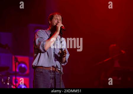 Vienna, Österreich. 23) Juni 2024. Wanda beim 41. Donauinselfest auf der Hauptbühne. Vienna *** Vienna, Austria 23 giugno 2024 Wanda al Festival dell'Isola del Danubio 41 sul palco principale di Vienna Foto Stock