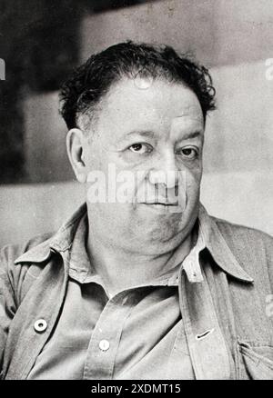 Diego Rivera (1886 – 1957), pittore messicano. Foto Stock