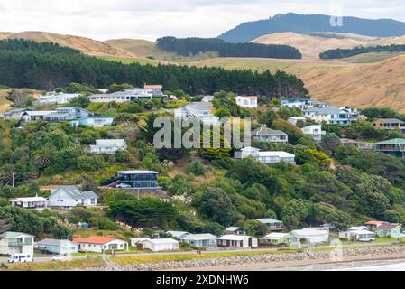 Città di Castlepoint - nuova Zelanda Foto Stock