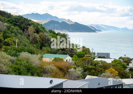 Città di Castlepoint - nuova Zelanda Foto Stock
