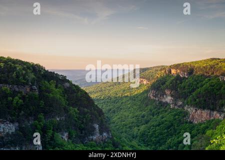 Cloudland Canyon in Georgia Foto Stock